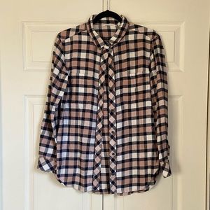 Athleta flannel top